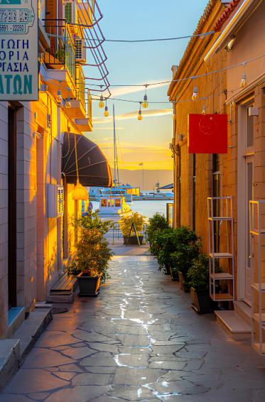 Αίγινα με παιδιά