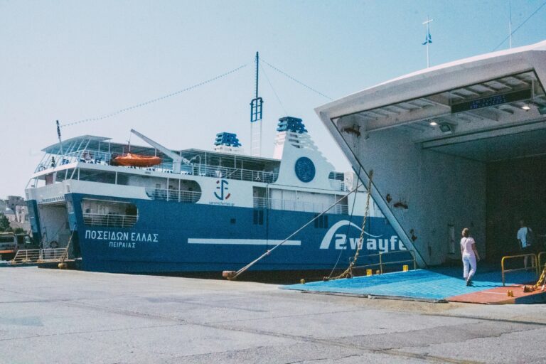 A ship in Piraeus port