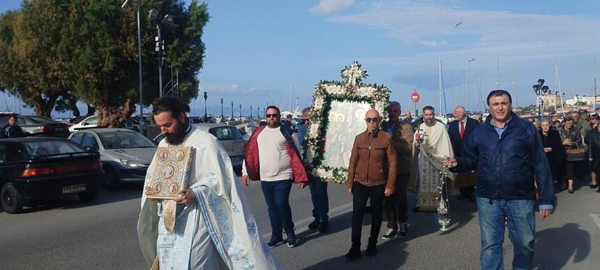 Εορτασμός των Εισοδίων της Θεοτόκου στην Παναγίτσα της Αίγινας