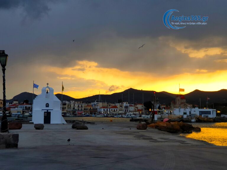 κακοκαιρία Αίγινα