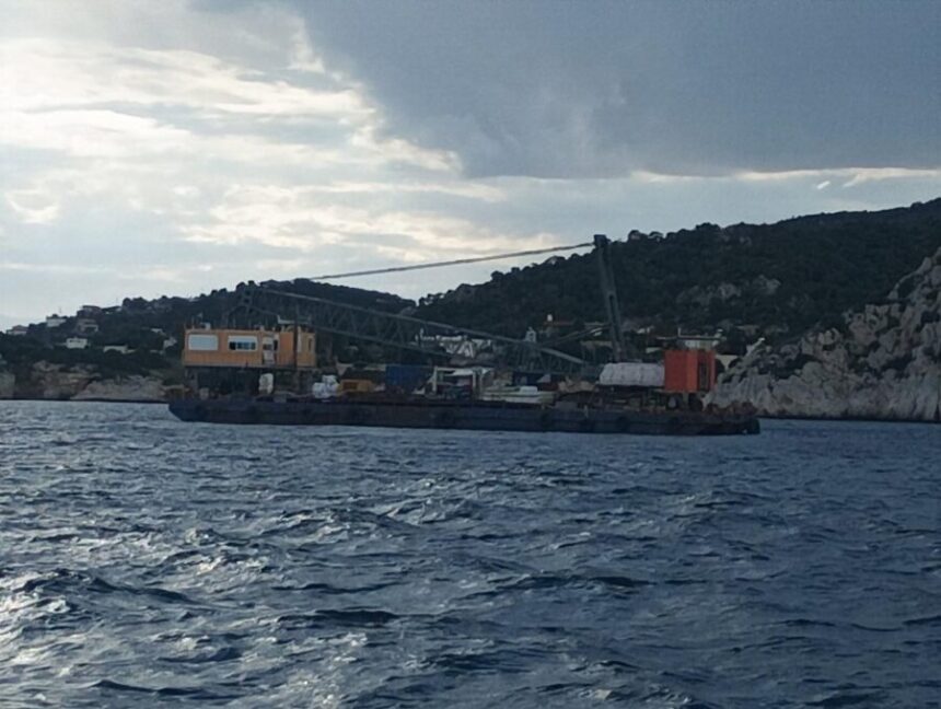 υποθαλάσσιος αγωγός ύδρευσης Αίγινας
