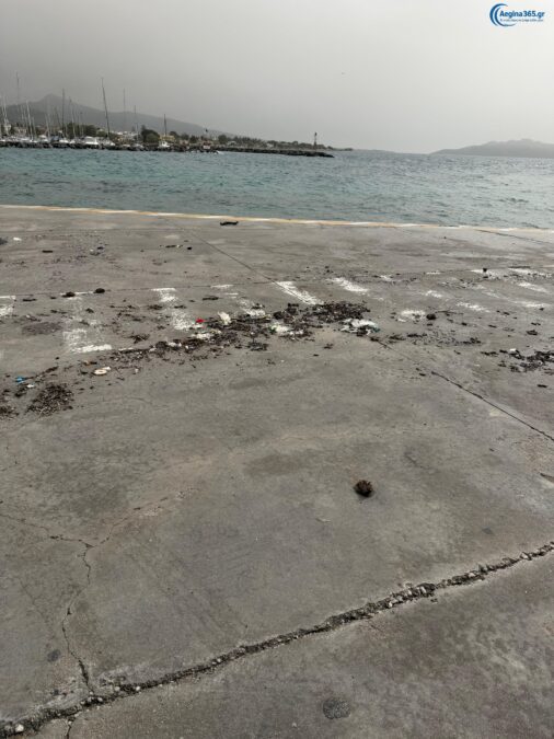 αφρικανική σκόνη Αίγινα