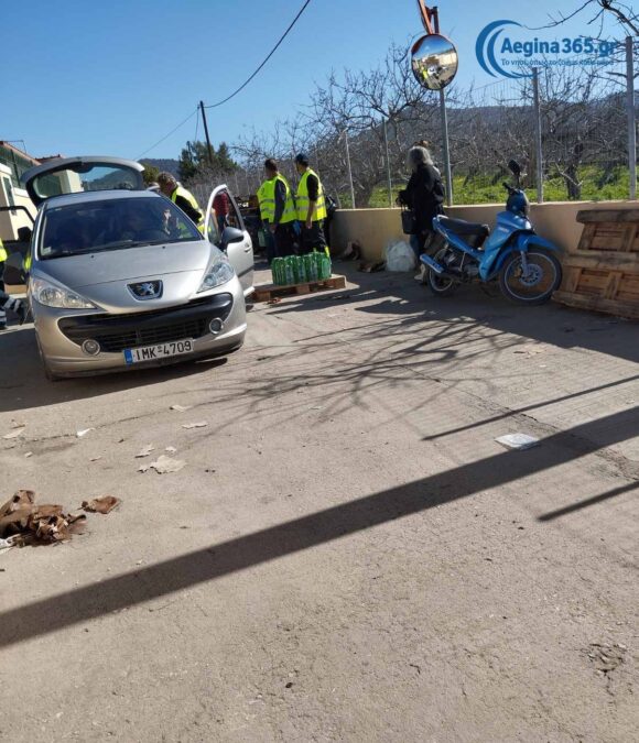 διανομή νερού Αίγινα