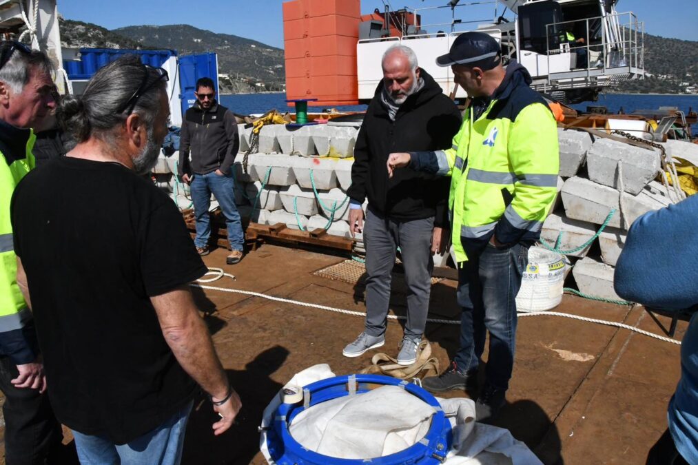 υποθαλάσσιος αγωγός ύδρευσης Αίγινας
