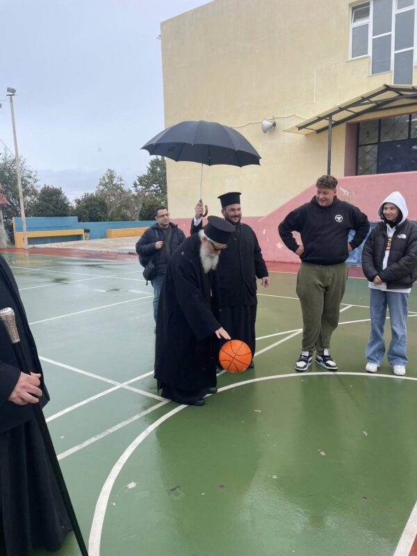 επίσκεψη Εφραίμ Γενικό Λύκειο Αίγινας