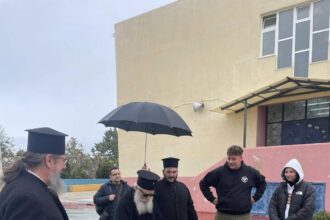 επίσκεψη Εφραίμ Γενικό Λύκειο Αίγινας