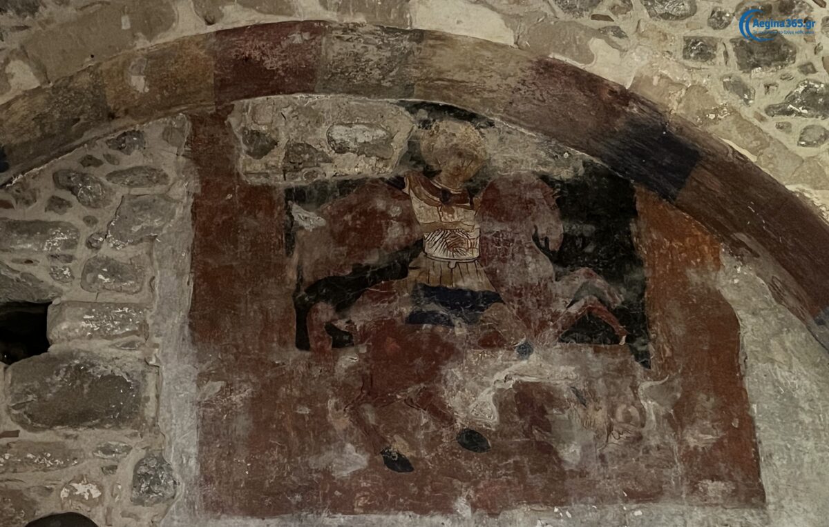 εσπερινός Αγίου Γεωργίου Καθολικού Αίγινας