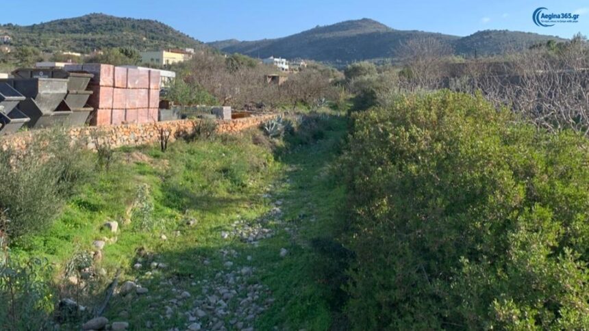 καθαρισμός ρεμάτων Αίγινα