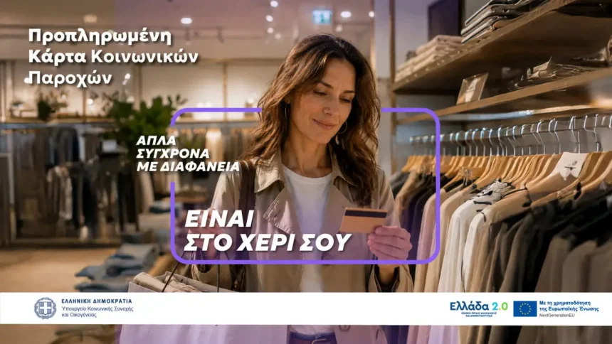 Προπληρωμένη Κάρτα Κοινωνικών Παροχών