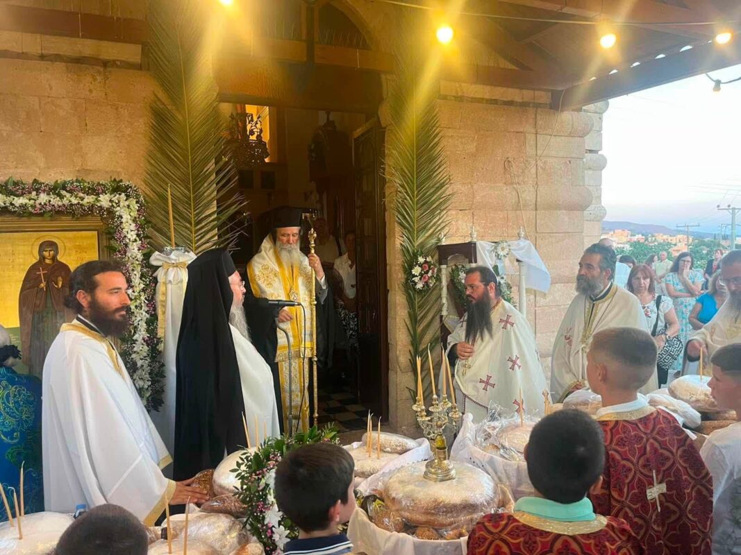 εορτασμός Αγίας Παρασκευής Αίγινα