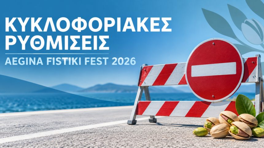 κυκλοφοριακές ρυθμίσεις Aegina Fistiki Fest