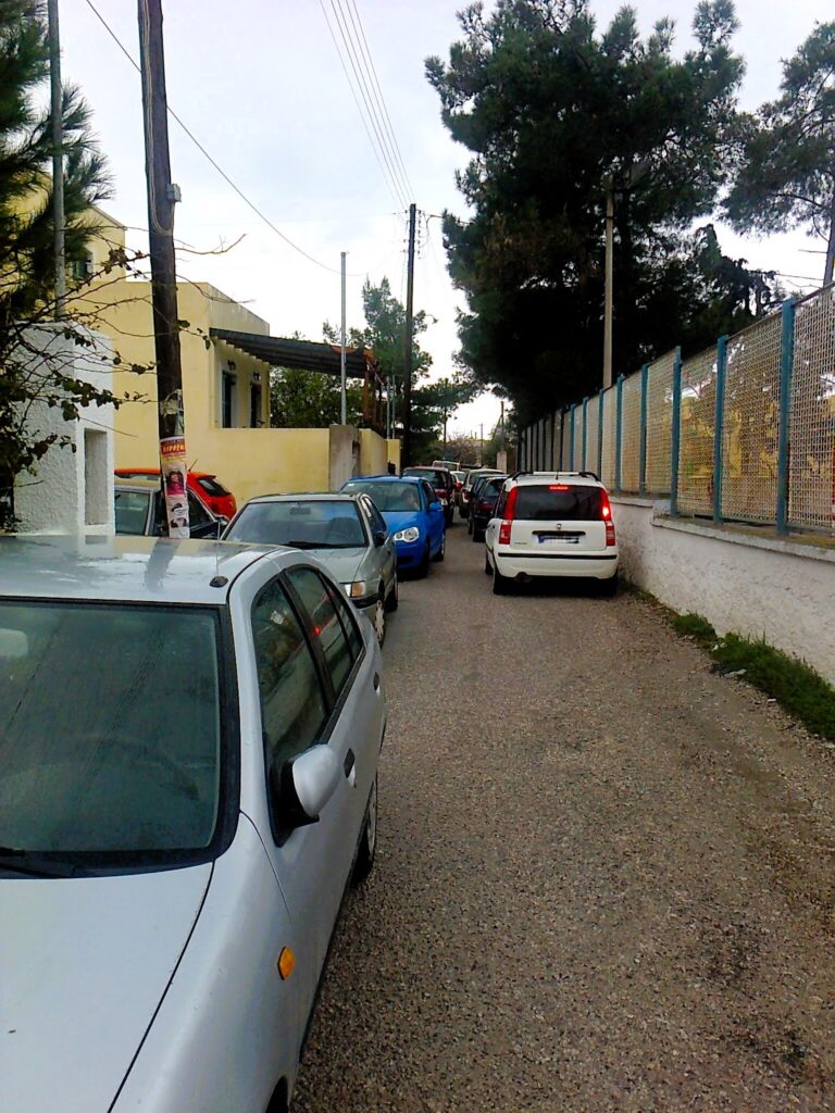 κυκλοφοριακό πρόβλημα σχολεία Κυψέλης Αίγινας
