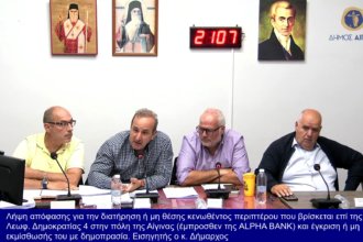περίπτερο Alpha Bank Αίγινα