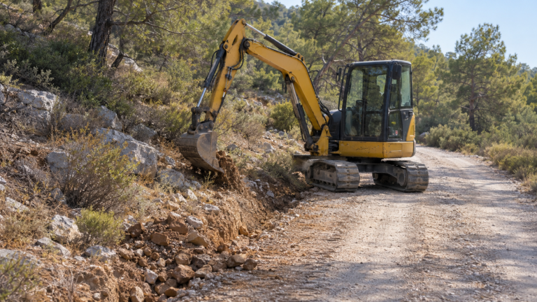 συντήρηση δασικών δρόμων Αίγινα