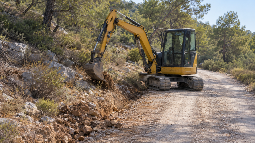 συντήρηση δασικών δρόμων Αίγινα